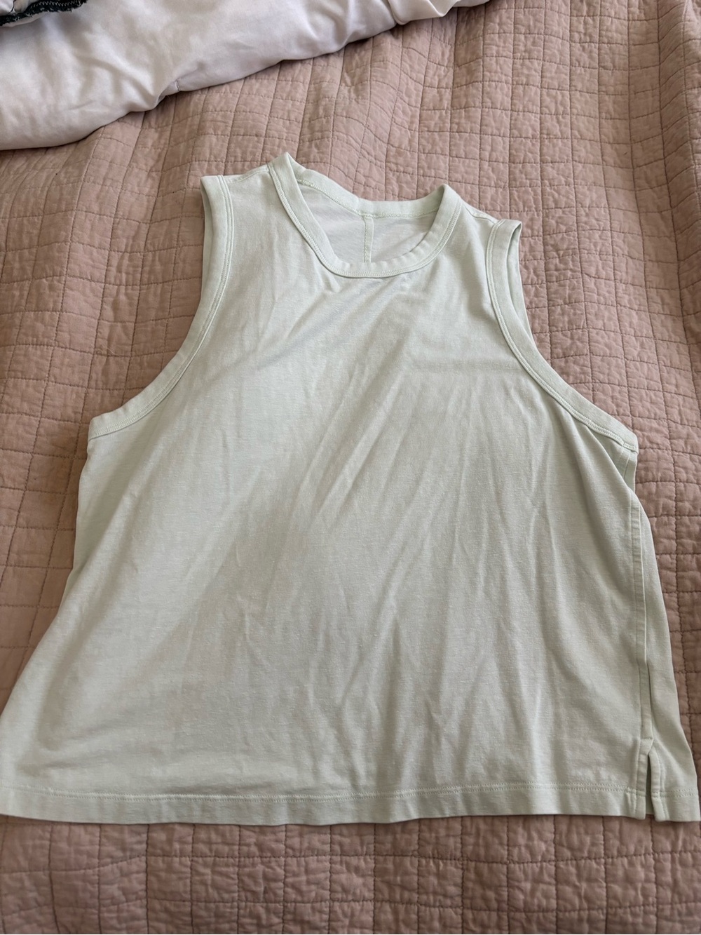lululemon athletica Pale Mint Sleeveless Crewneck Tank